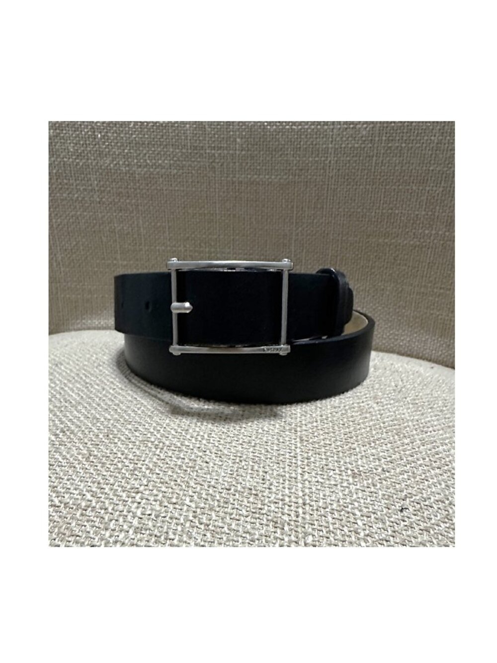 DKNY Black Leather Women's Belt Size Medium